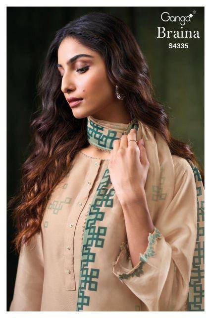 Ganga braina 4335 Best Wholesale Dress materials delaer in india